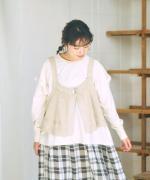 リリヤーンリネンコットン　2wayビスチェ