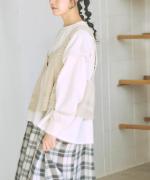 リリヤーンリネンコットン　2wayビスチェ