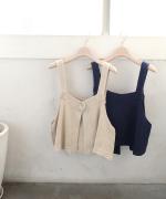 リリヤーンリネンコットン　2wayビスチェ