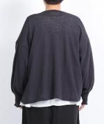 異素材ドッキング　カーディガン