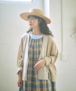 異素材ドッキング　カーディガン