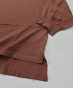 ランダムリブニット　ビッグカラーカーディガン