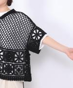 ラッセルニット　2wayカーディガン