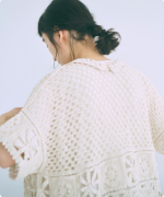 ラッセルニット　2wayカーディガン