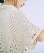 ラッセルニット　2wayカーディガン