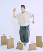 ラッセルニット　2wayカーディガン