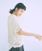 ラッセルニット　2wayカーディガン