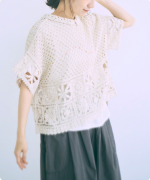 ラッセルニット　2wayカーディガン