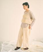 ウールアンゴラ×フリンジ　2wayビスチェ