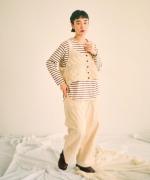 ウールアンゴラ×フリンジ　2wayビスチェ