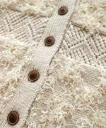 ウールアンゴラ×フリンジ　2wayビスチェ