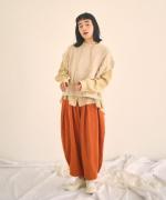 ウールアンゴラ×フリンジ　ベスト