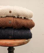 ウールアンゴラ×フリンジ　カーディガン