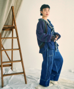 ミックスヤーンバックジャガード　ボレロカーディガン