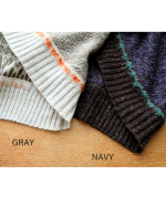 ミックスヤーンバックジャガード　ボレロカーディガン