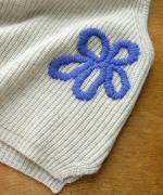 ハンド刺繍ラムナイロン　2wayベスト