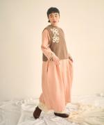 ハンド刺繍ラムナイロン　2wayベスト