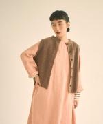 ハンド刺繍ラムナイロン　2wayベスト