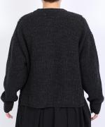 ハンド刺繍ラムナイロン　カーディガン