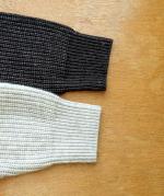 ハンド刺繍ラムナイロン　カーディガン