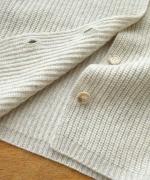 ハンド刺繍ラムナイロン　カーディガン