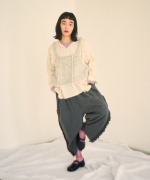 ロービングアルパカウール　2wayビスチェ