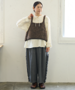 ロービングアルパカウール　2wayビスチェ