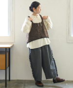 ロービングアルパカウール　2wayビスチェ