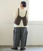 ロービングアルパカウール　2wayビスチェ