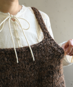 ロービングアルパカウール　2wayビスチェ