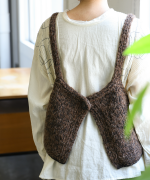 ロービングアルパカウール　2wayビスチェ