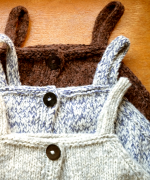 ロービングアルパカウール　2wayビスチェ