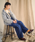 ロービングアルパカウール　ジャケット