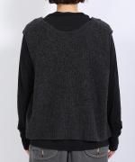 メリノウール×アルパカ　2wayベスト