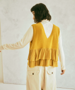 メリノウール×アルパカ　2wayベスト