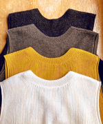 メリノウール×アルパカ　2wayベスト