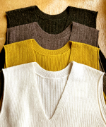 メリノウール×アルパカ　2wayベスト