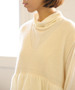 メリノウール×アルパカ　2wayベスト