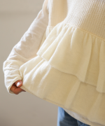 メリノウール×アルパカ　2wayベスト