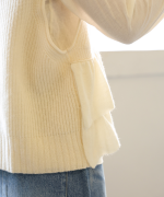 メリノウール×アルパカ　2wayベスト