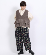 メリノウール×アルパカ　2wayベスト