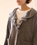 メリノウール×アルパカ　カーディガン