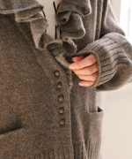 メリノウール×アルパカ　カーディガン