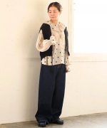 コットンクロシェ　2wayベスト