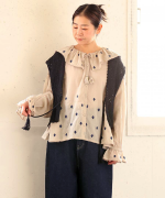 コットンクロシェ　2wayベスト