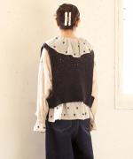 コットンクロシェ　2wayベスト