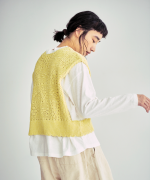 コットンクロシェ　2wayベスト