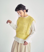 コットンクロシェ　2wayベスト