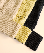 コットンクロシェ　2wayベスト