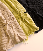 コットンクロシェ　2wayベスト